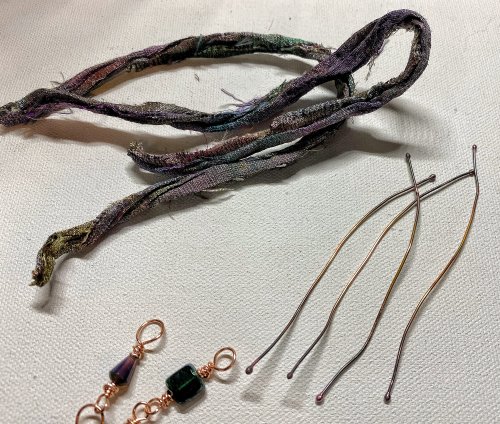 Susan LeGuyader's A Coiled Cold Connection - , Findings & Components, Toggles & Clasps, Earwire & Headpin, Coiling, Coiling Wire, Wire Coiling, , coiled connection